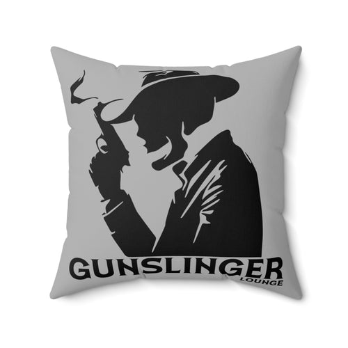 Gunslinger Lounge / Spun Polyester Square Pillow