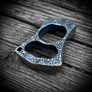 Juggernaut Knuckle (ONLY) Darkened Brass w/ Filigree Engraving