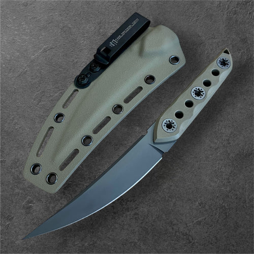 SFG Kwaiken Fixed Blade CPMD2 Blade Steel w/ 1.75” DCC Clip & Kydex Sheath