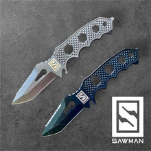 Load image into Gallery viewer, SAWMAN Tactical Applications Blade CPMD2 Super Carbon Tool Steel