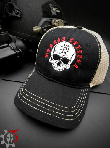 Triarii Lethal Trade Richardson 111 Trucker Hat in Black & Tan (FREE SHIPPING)