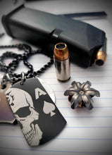 Load image into Gallery viewer, Limited Edition Triarii “Death Dealer” Dog Tag w/ Chain (Serialized 001-012) 8/30/23 DROP