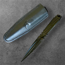 Load image into Gallery viewer, JASON KNIGHT G10 OSS Dagger (Non Metallic/No Metal In Sheath Either)