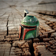 Load image into Gallery viewer, Boba Fett Steel Hand Carved / Cerakote Bead