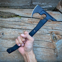Load image into Gallery viewer, M3 “NightWing” Tomahawk in A2 Carbon Tool Steel